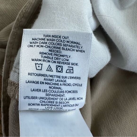 Lands' End Straight Fit Stretch 5-pocket Corduroy Pants Beige Men’s Size 36 - Picture 2 of 8